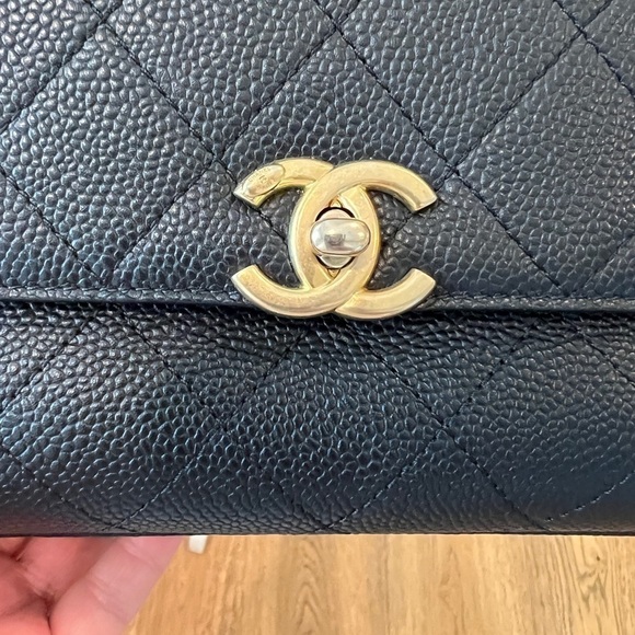 CHANEL FLAPBAG WITH TOP HANDLE - Picture 8 of 16